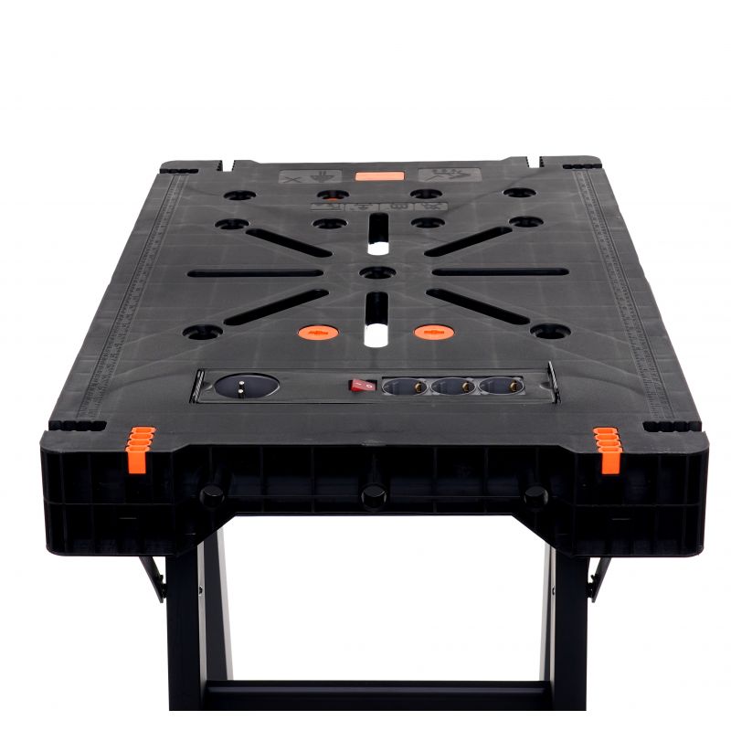 Składany stół warsztatowy 90x60x80 cm KD10746