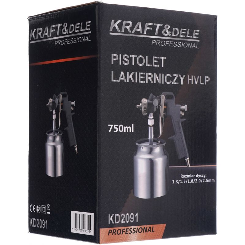 Pistolet lakierniczy HVLP 750ml KD2091