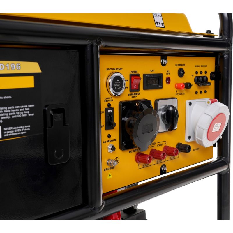 Trojfázový generátor s výkonom 13 / 15 kW, model KD196
