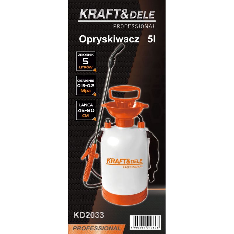 Opryskiwacz ciśnieniowy 5L KD2033