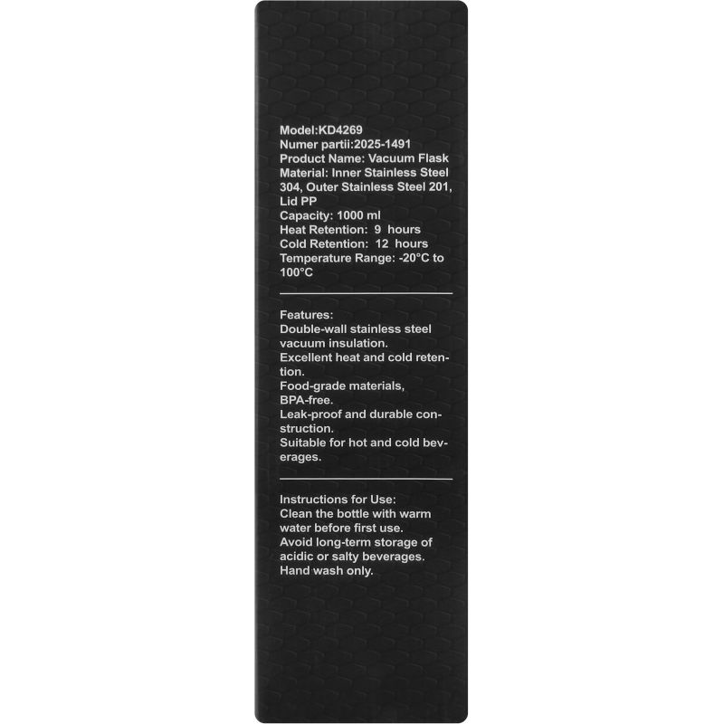 Termos obiadowy 1L + pokrowiec KD4269