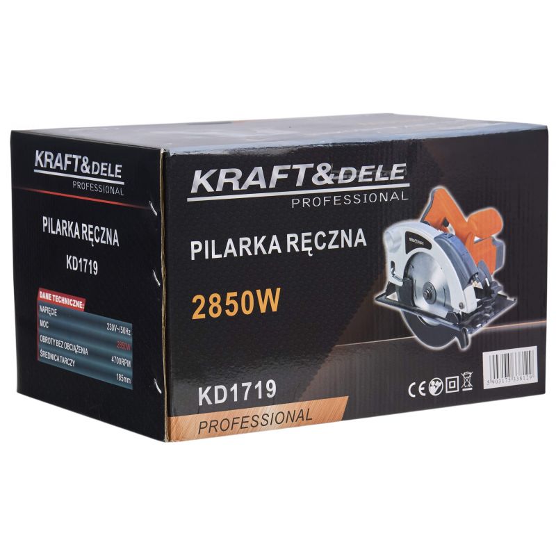 Pilarka ręczna tarczowa 2850W laser KD1719
