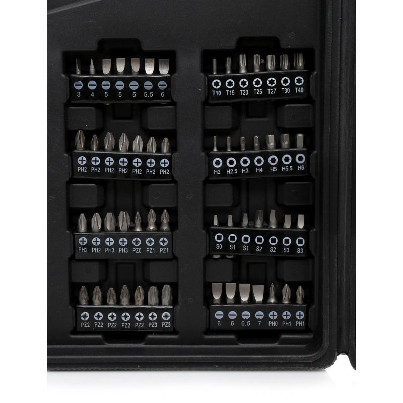 Zestaw śrubokrętów i bitów 75el. KD10904