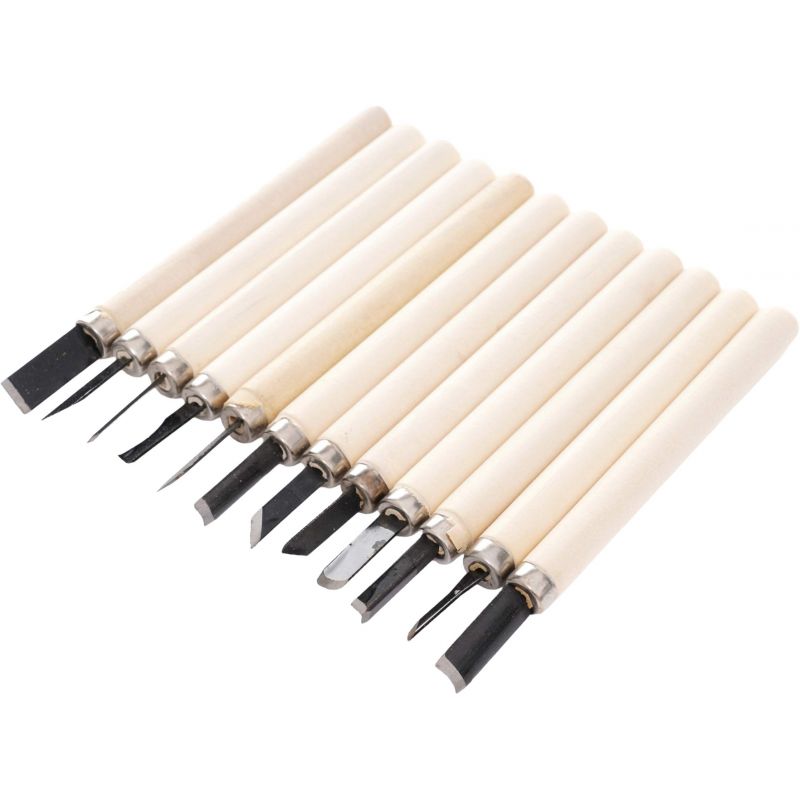 Sada 12 rezbárskych dlát. KD11774