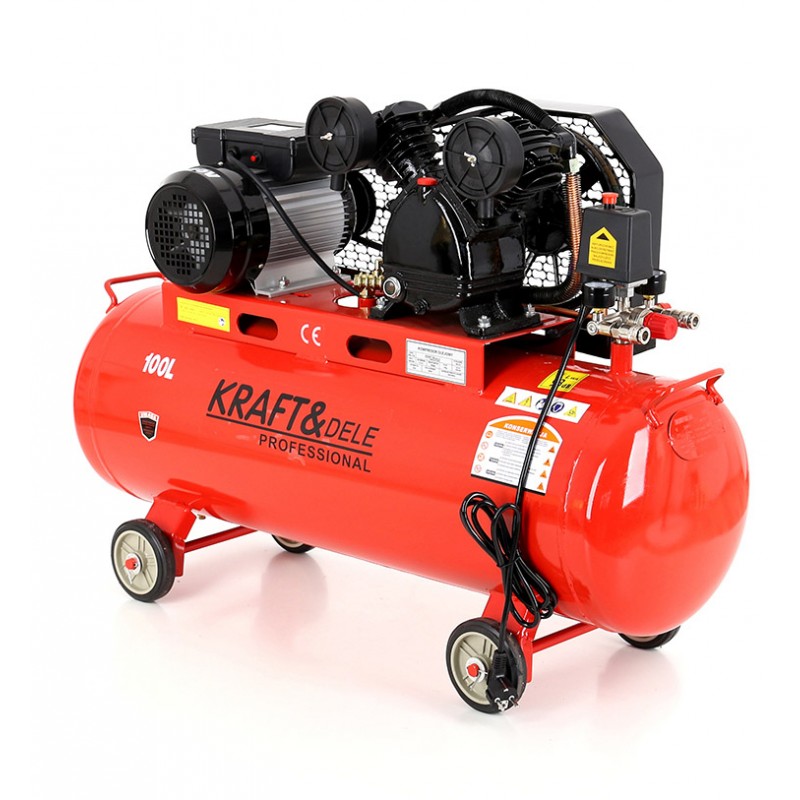 Olejový kompresor 100L 230V KD402