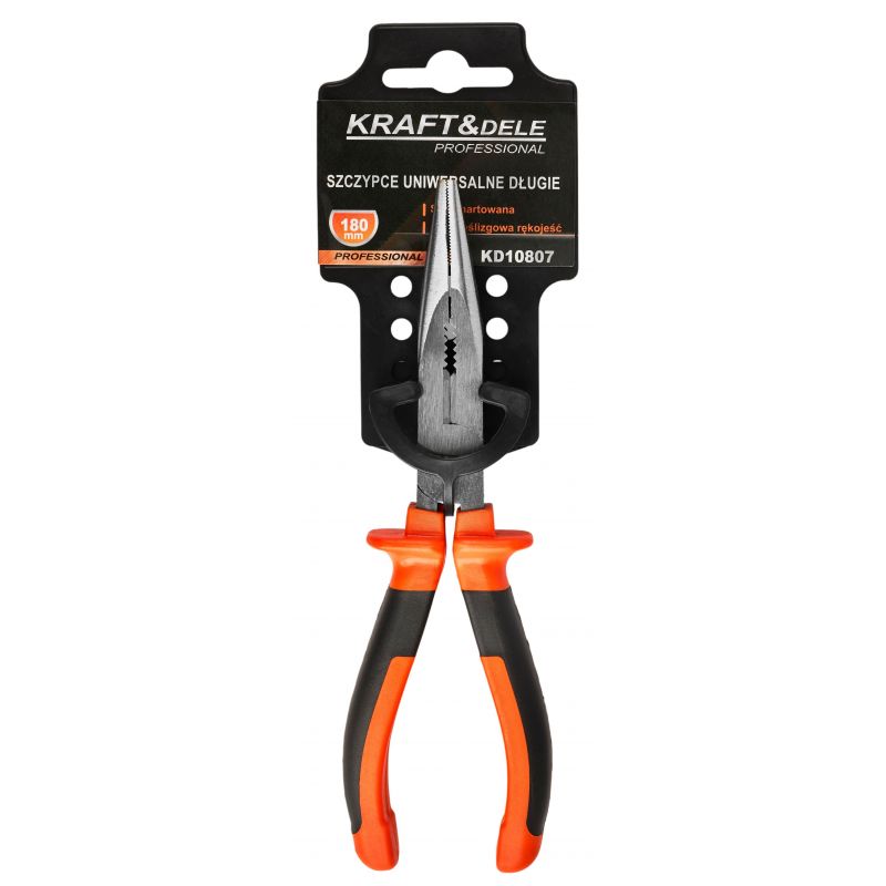 Szczypce uniwersalne długie 180 mm KD10807