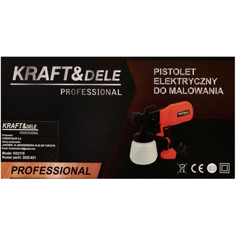 Pistolet do malowania 650W KD2119