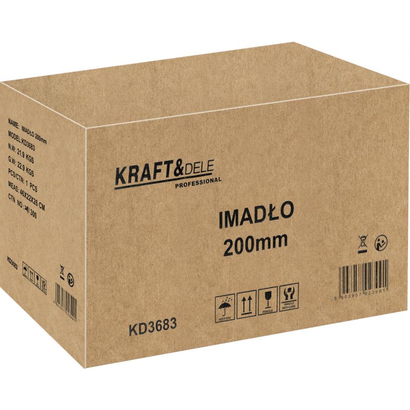 Imadło obrotowe z kowadłem 200mm KD3683