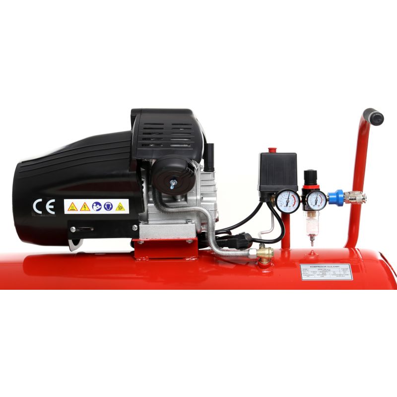 Olejový kompresor 100L 2 valce KD1480 + separátor