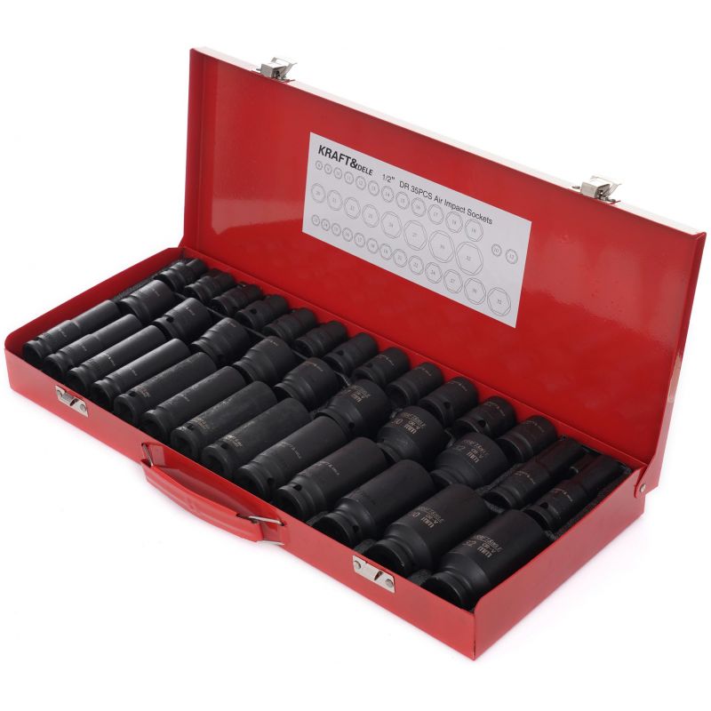 Zestaw nasadek udarowych 35el. 8-32mm KD11756