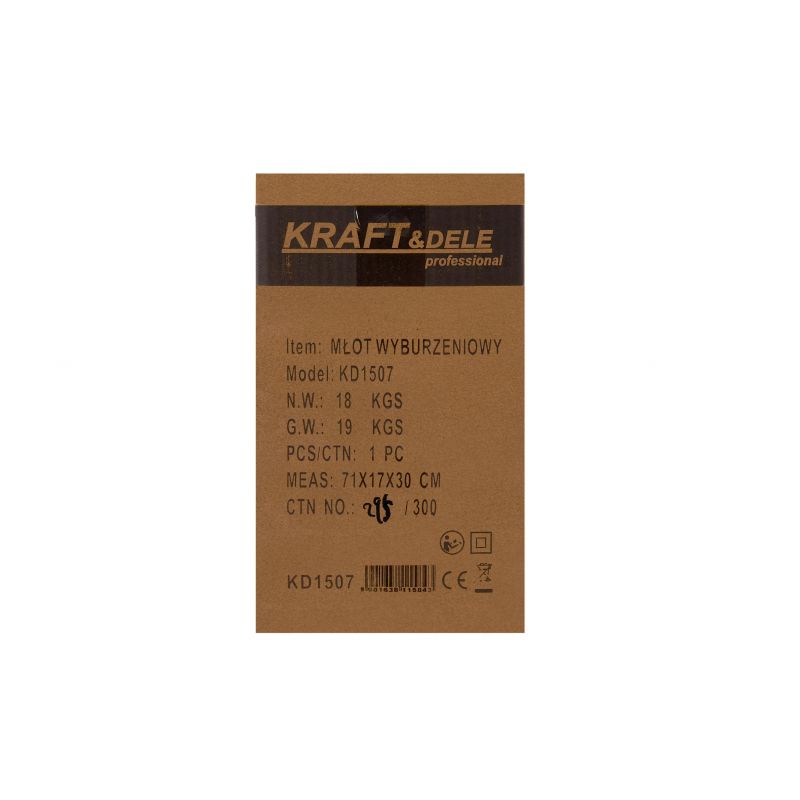 Młot udarowy kujący 3000W / 55J / KD1507