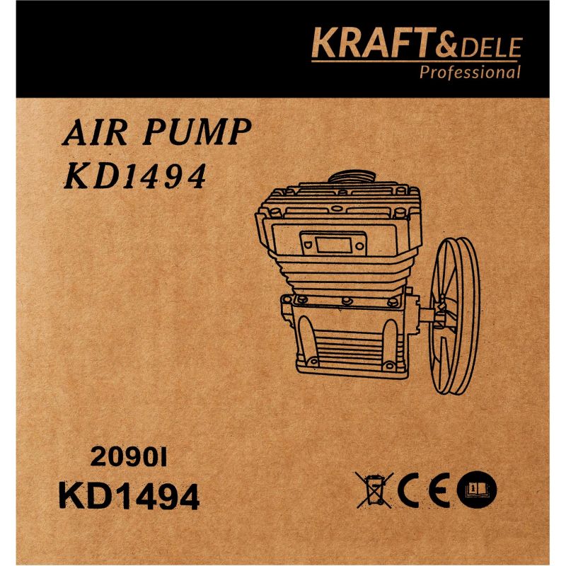 Sprężarka powietrza 5,5kW 2 tłoki 820l/min KD1494