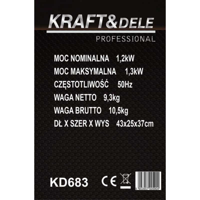 Invertorový generátor 1,2kW / 1,3kW KD683