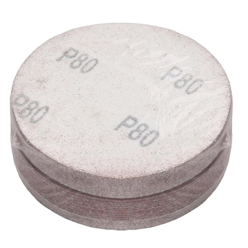 Papier ścierny 50szt. krążek 125mm P80 na rzep KD11803