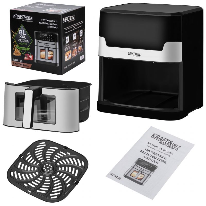 Bezolejová fritéza Airfryer 8 l, model KD4109