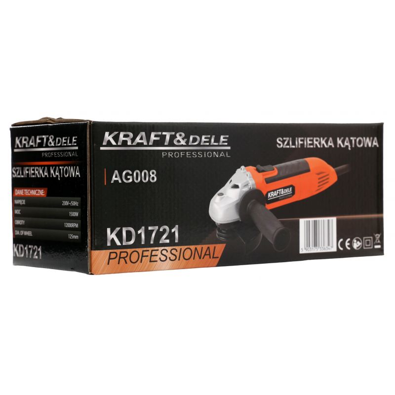 Szlifierka kątowa 1500W KD1721