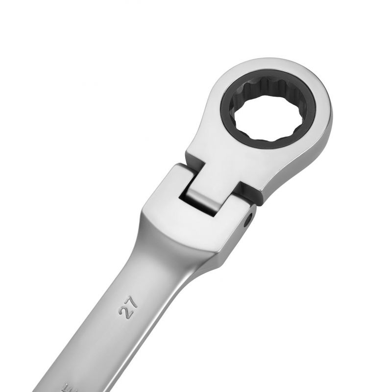 Klucze płasko-oczkowe z grzechotką łamane 13szt 8-32mm KD11305