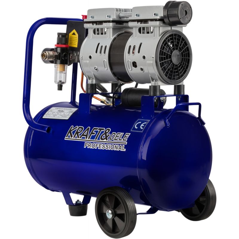 Kompresor bezolejowy 24L 1200W 220L/min KD4099