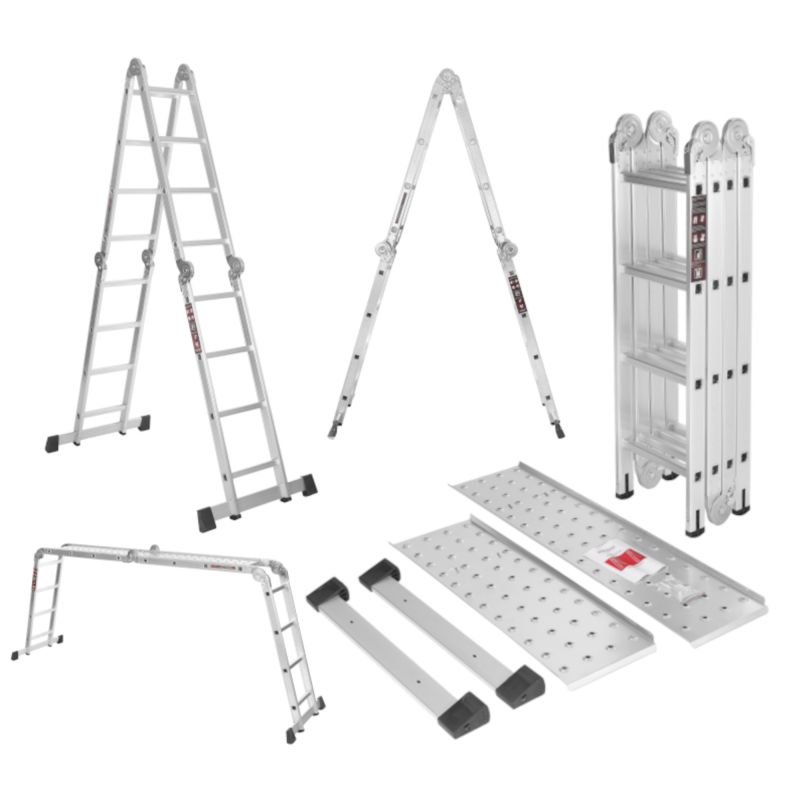 Drabina z platformą 4x4 460CM KD4071