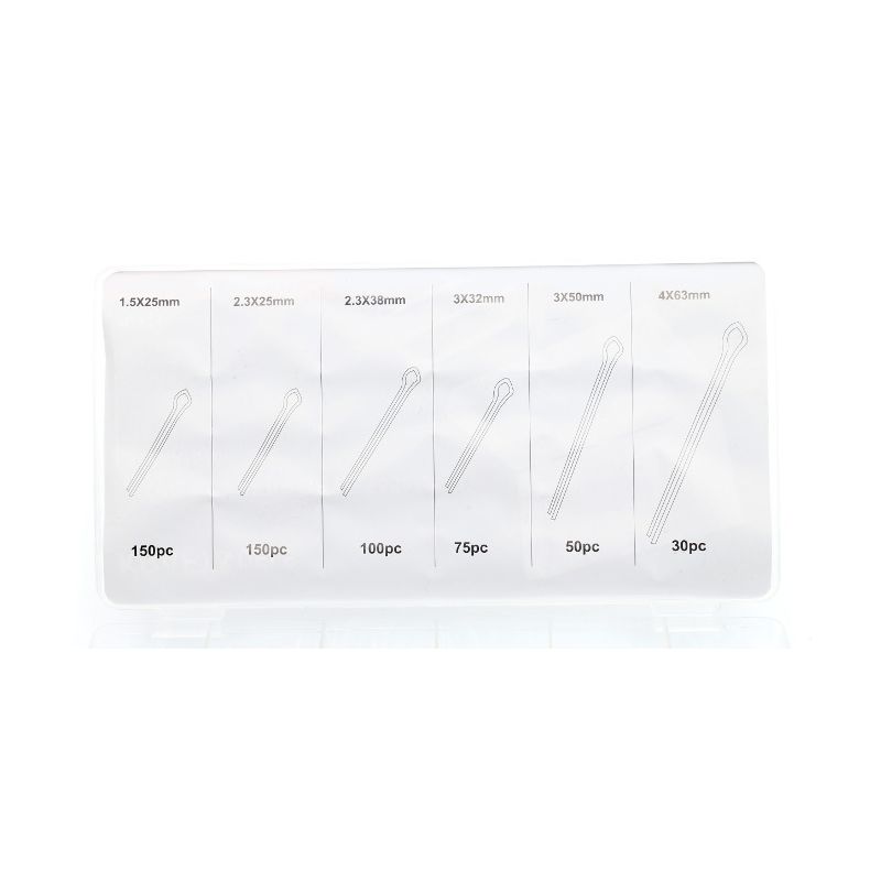 Zawleczki proste 555 szt. KD10508