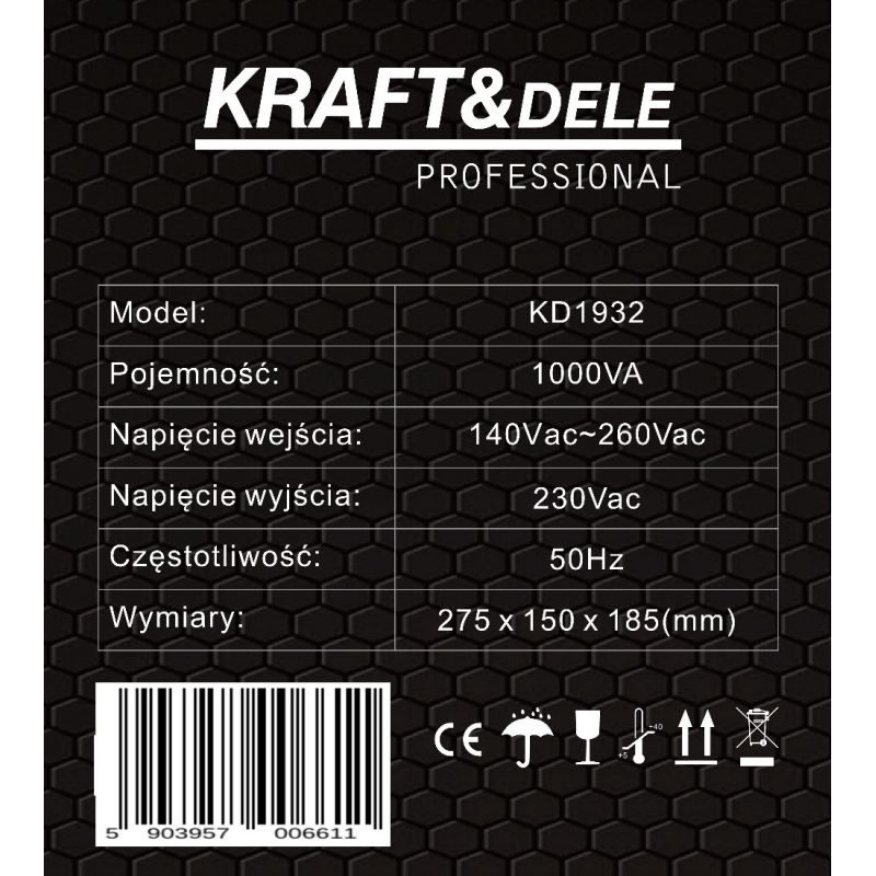 Stabilizator napięcia AVR 1000VA 230V KD1932