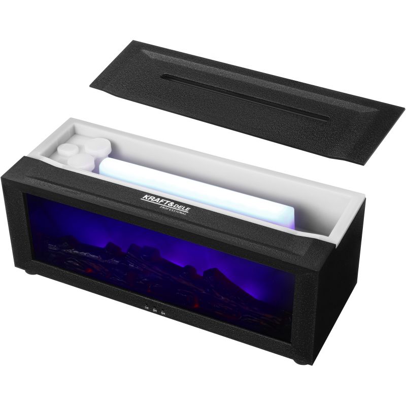 Nawilżacz powietrza jonizator z efektem kominka LED KD4355