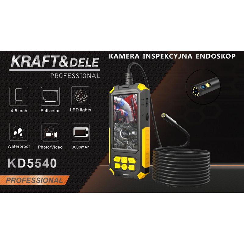 Kamera endoskopowa 3000mAh KD5540