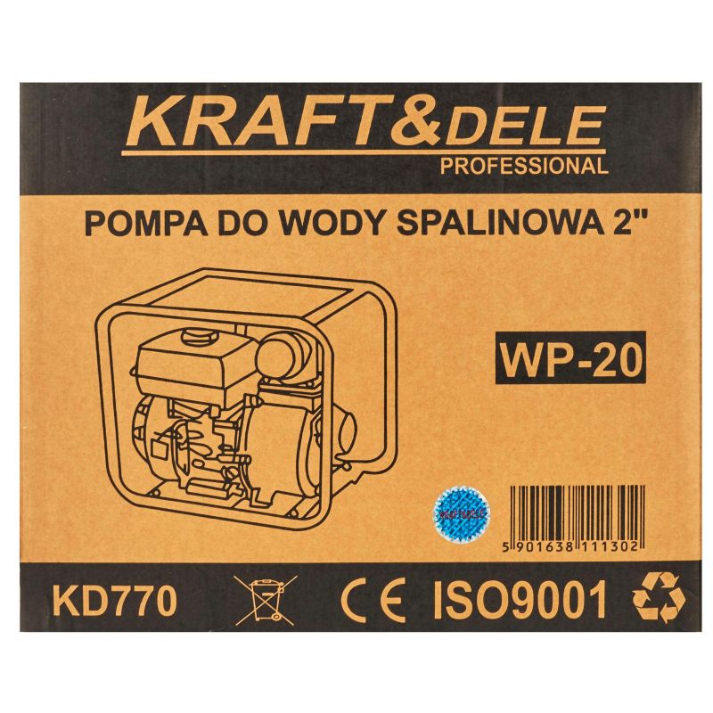 Motopompa pompa spalinowa 2" do wody 600l/min KD770