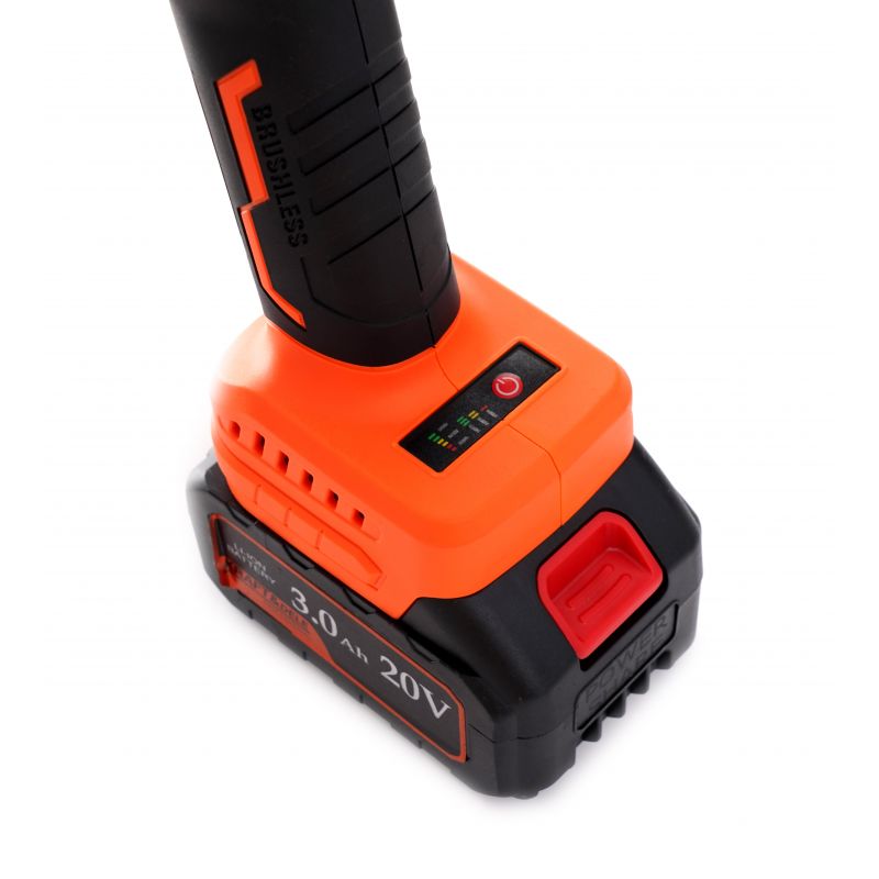 Akumulátorová uhlová brúska + adaptér píly KD10624