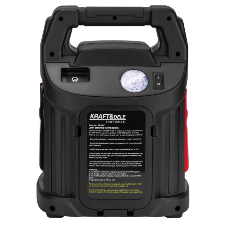 Jump-starter 1200/700A 26Ah 12V inwerter KD5347