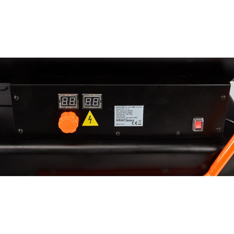 Nagrzewnica olejowa 60KW termostat KD11712