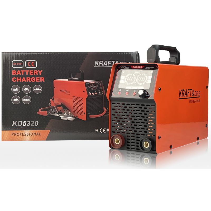 Prostownik z rozruchem 12/24V 50-800Ah 55A rozruch 500A KD5320