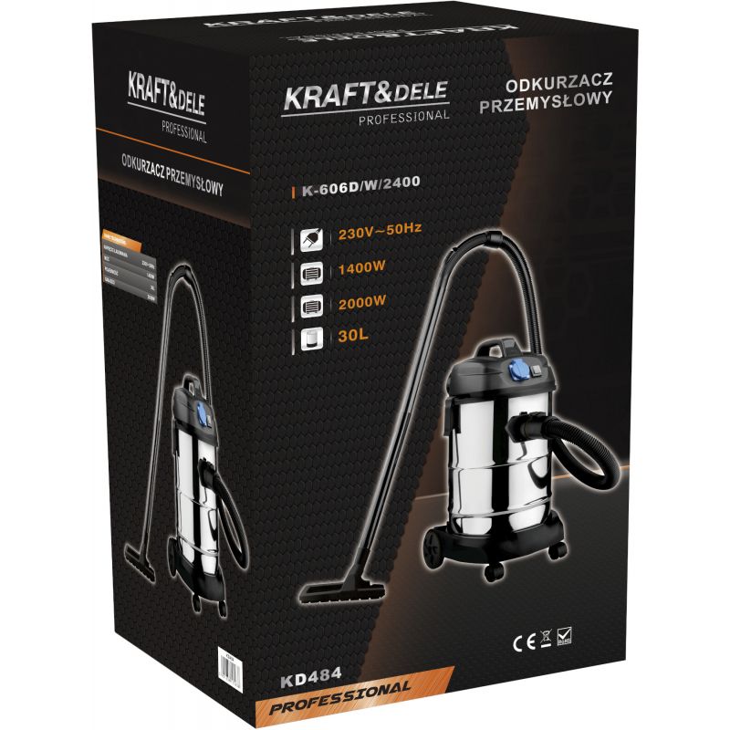 Odkurzacz przemysłowy 30L 1400W KD484