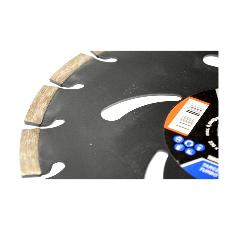 Tarcza segmentowa do cięcia 230x10x22,23 TURBO KD927