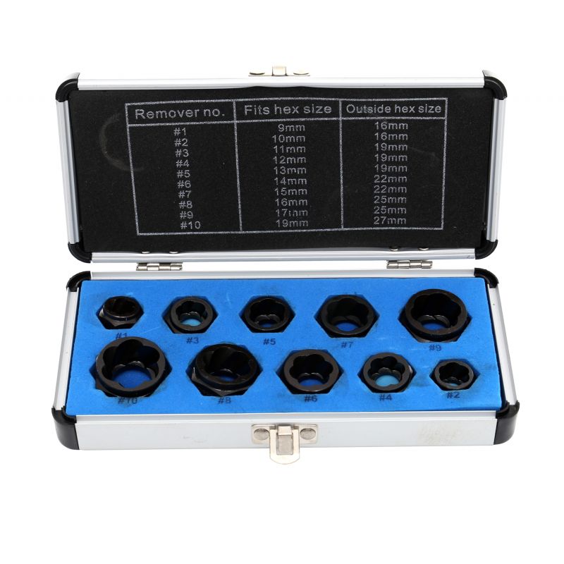 Wykrętaki do zerwanych śrub 10 szt. KD10269