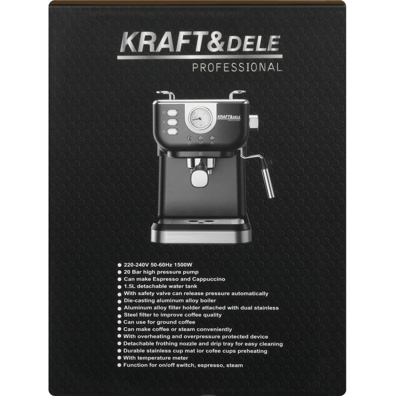 Ekspres do kawy ciśnieniowy 1500W KD4289