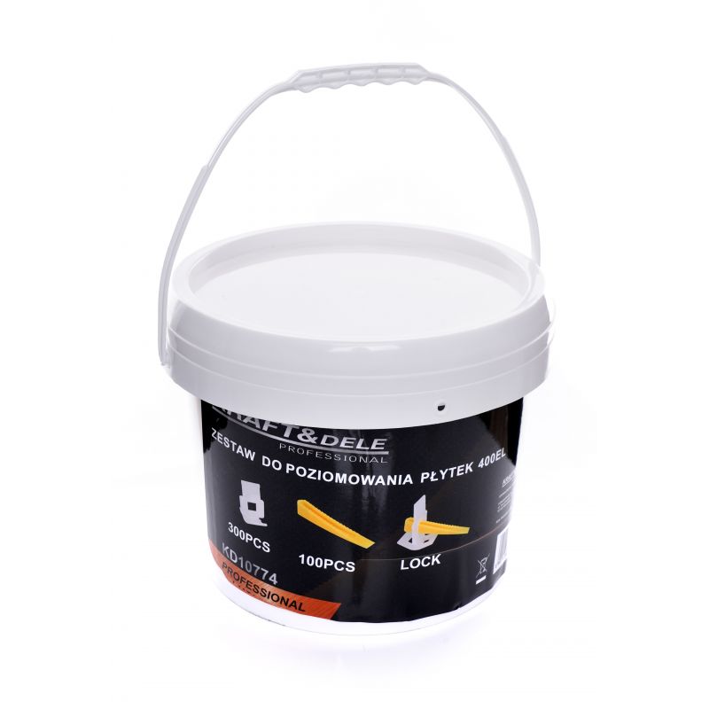 Sada na vyrovnávanie dlaždíc 400 ks, 2 mm, KD10774