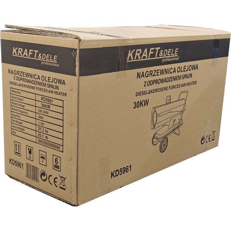 Olejový ohrievač 30 kW, model KD5961