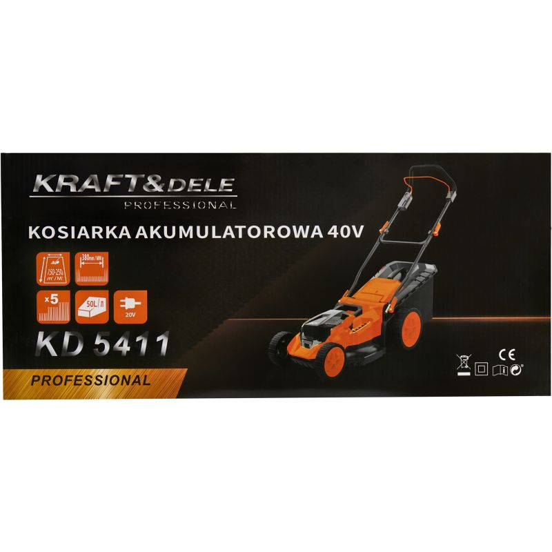 Akumulátorová kosačka 50 l, 38 cm, 40 V, model KD5411