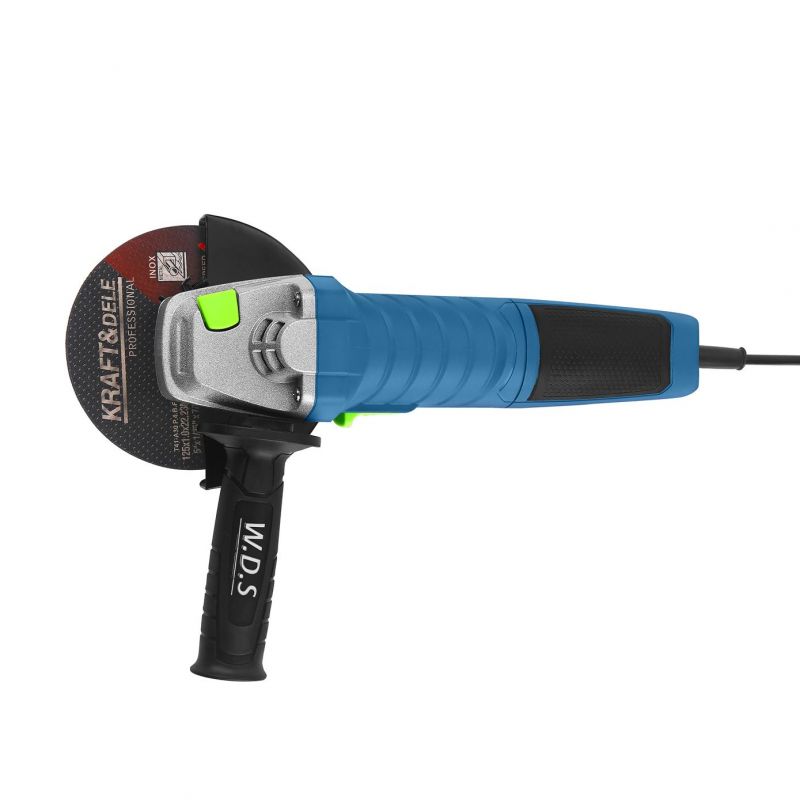 Szlifierka kątowa 125mm 1500W + zestaw 10 tarcz WDS2135