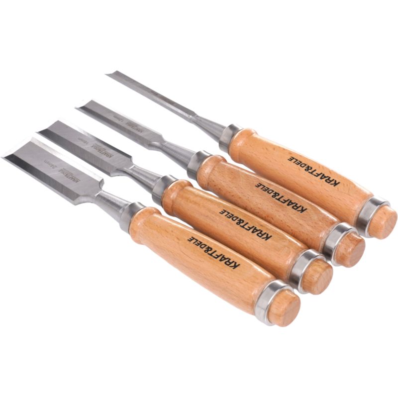 Sada tesárskych dliek 4 kusy, 6, 12, 18, 24 mm, KD11770