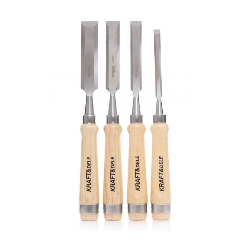 Sada stolárskych dliek 4 kusy, 10, 16, 20, 25 mm, KD11771