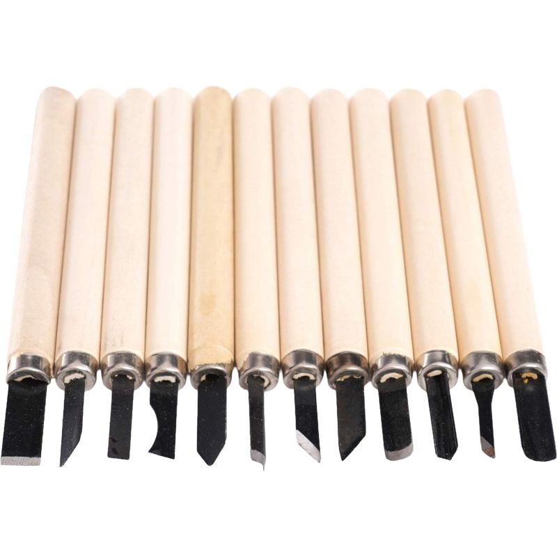 Sada 12 rezbárskych dlát. KD11774