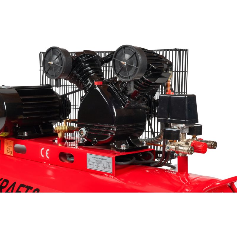 Kompresor Olejowy 200L 2 Tłoki 400V KD407