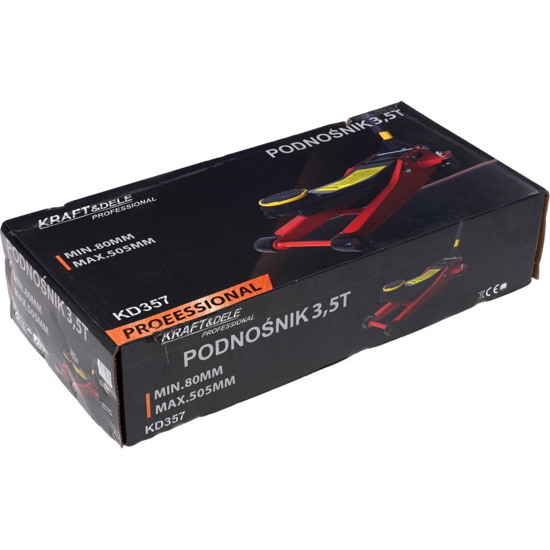 Podnośnik z pedałem 3,5T 80-505mm KD357