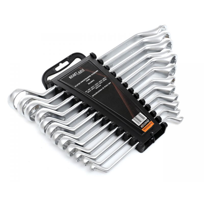 Klucze dwustronnie-oczkowe 12el. KD10942