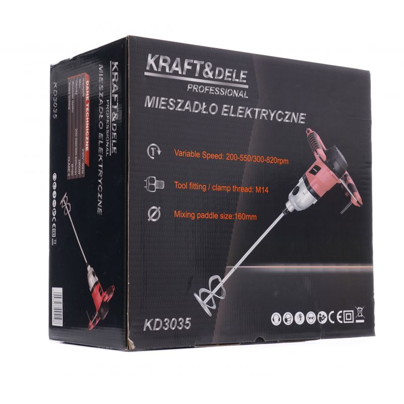 Mieszadło elektryczne M14 160mm 2800W kd3035