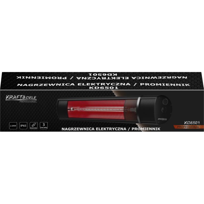 Nagrzewnica elektryczna promiennik 2,5kW KD6501