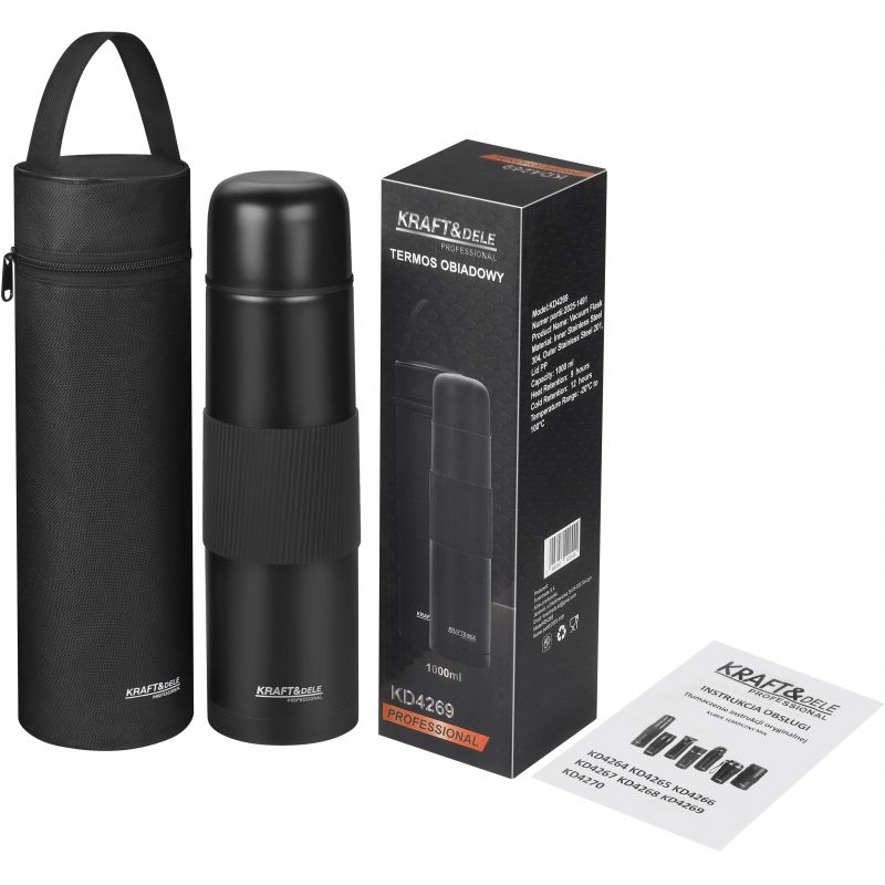 Termos obiadowy 1L + pokrowiec KD4269