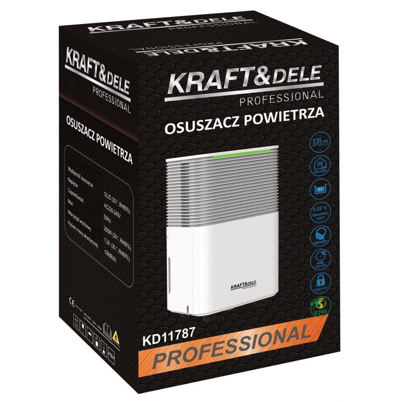 Odvlhčovač vzduchu 12L/24H 200W KD11787